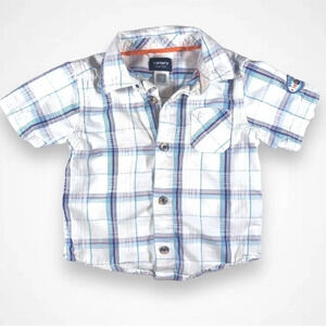 4/$20 Carter’s  Short Sleeve Button Down Shirt